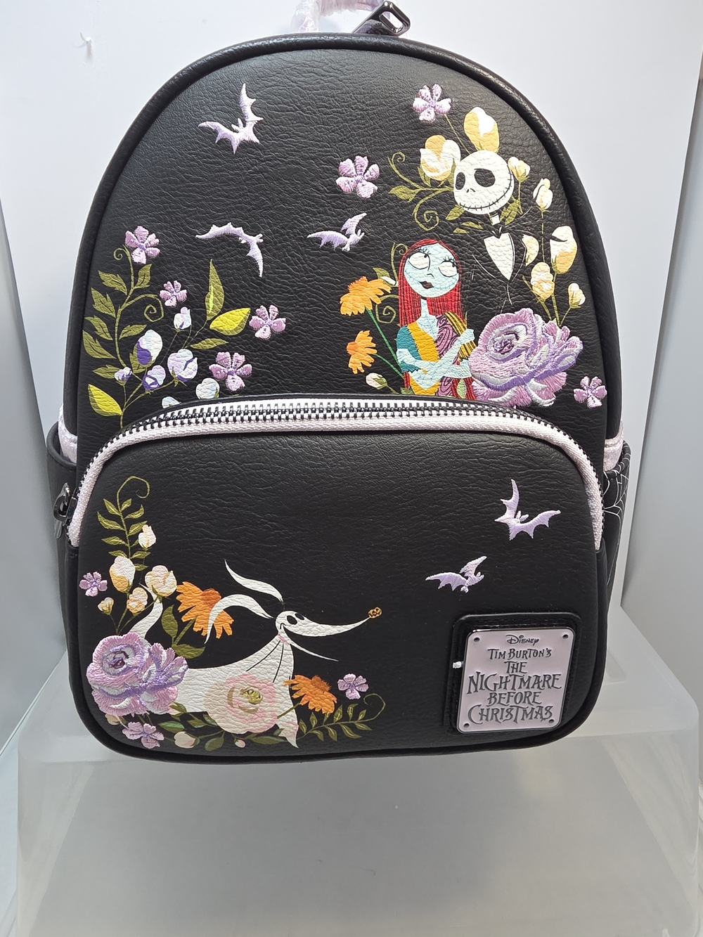 Loungefly Disney The Nightmare Before Christmas Floral Mini Backpack NWT